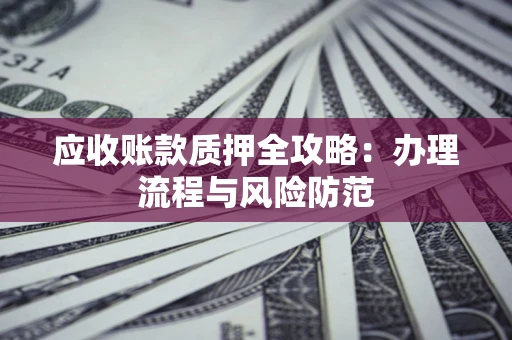 武汉应收账款质押全攻略：办理流程与风险防范