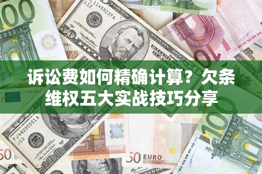 武汉诉讼费如何精确计算？欠条维权五大实战技巧分享