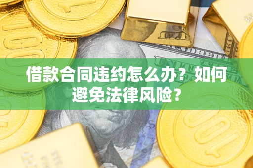 武汉借款合同违约怎么办？如何避免法律风险？