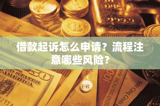 武汉借款起诉怎么申请？流程注意哪些风险？